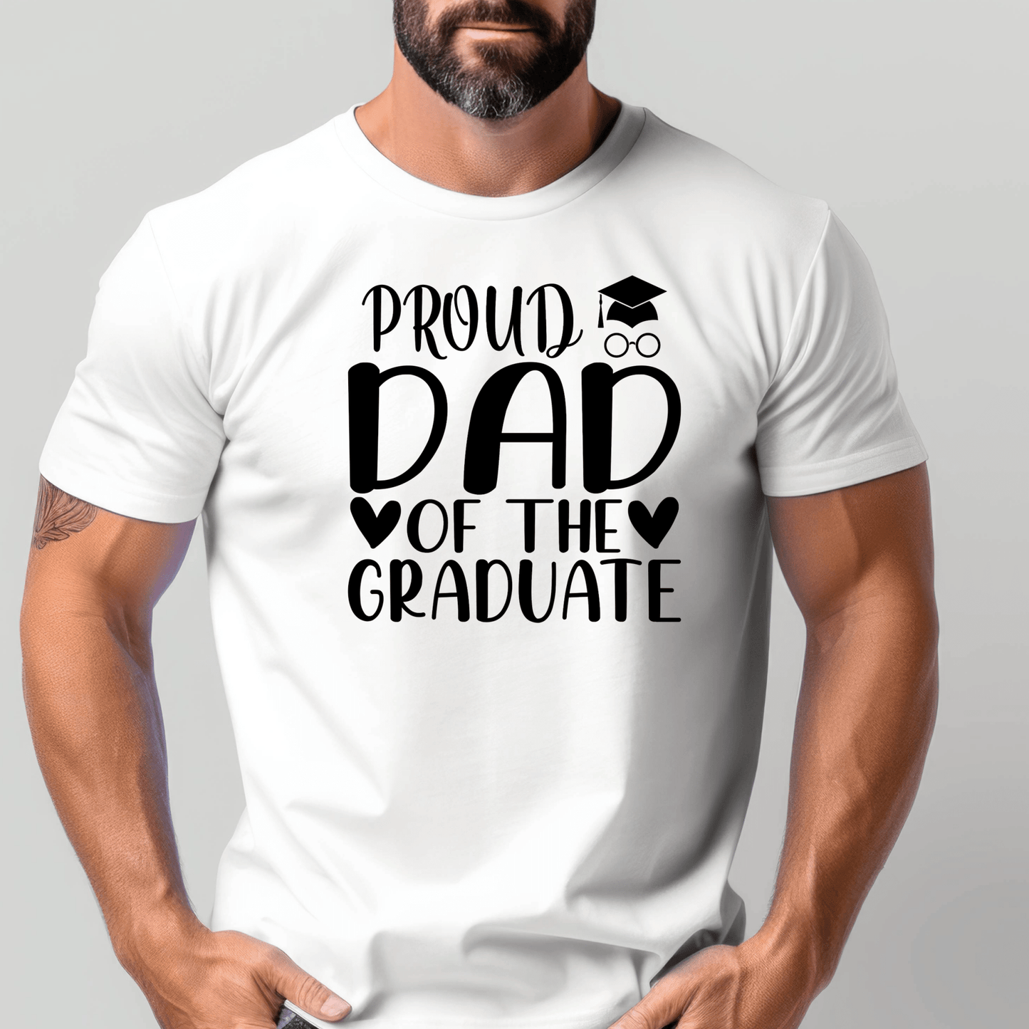 Graduation Graphic T Shirt| Unisex | Graduation Shirt| Proud Dad of the Graduate - secapparelonline