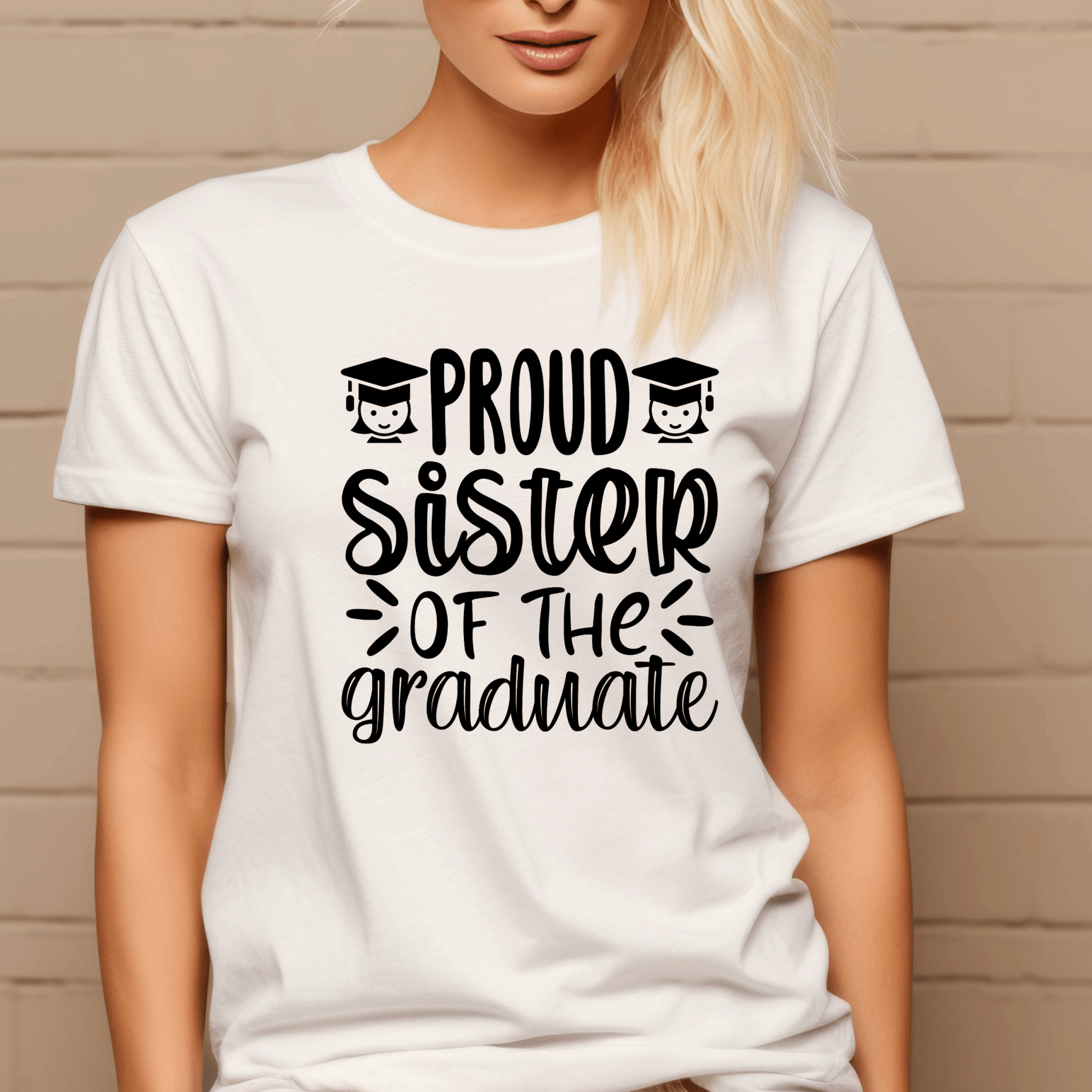 Graduation Graphic T Shirt| Unisex | Graduation Shirt| Proud Sister of the Graduate - secapparelonline