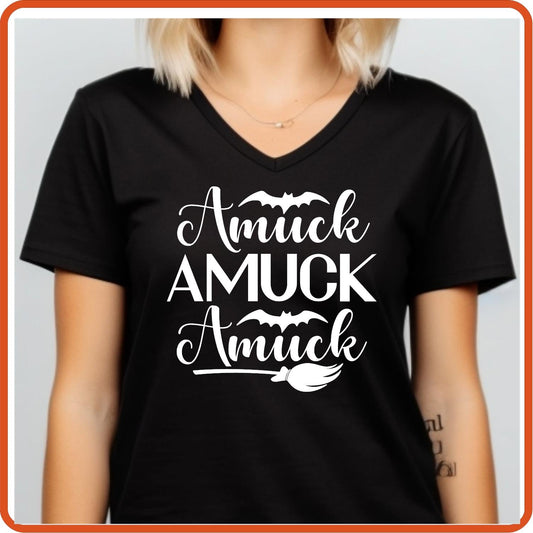 Halloween Graphic T-shirts | Halloween Shirt | SEC Apparel | Amuck Amuck Amuck - secapparelonline