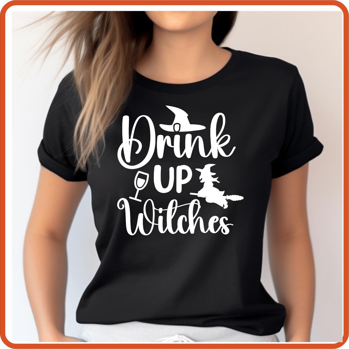 Halloween Graphic T-shirts | Halloween Shirt | SEC Apparel | Drink Up Witches - secapparelonline