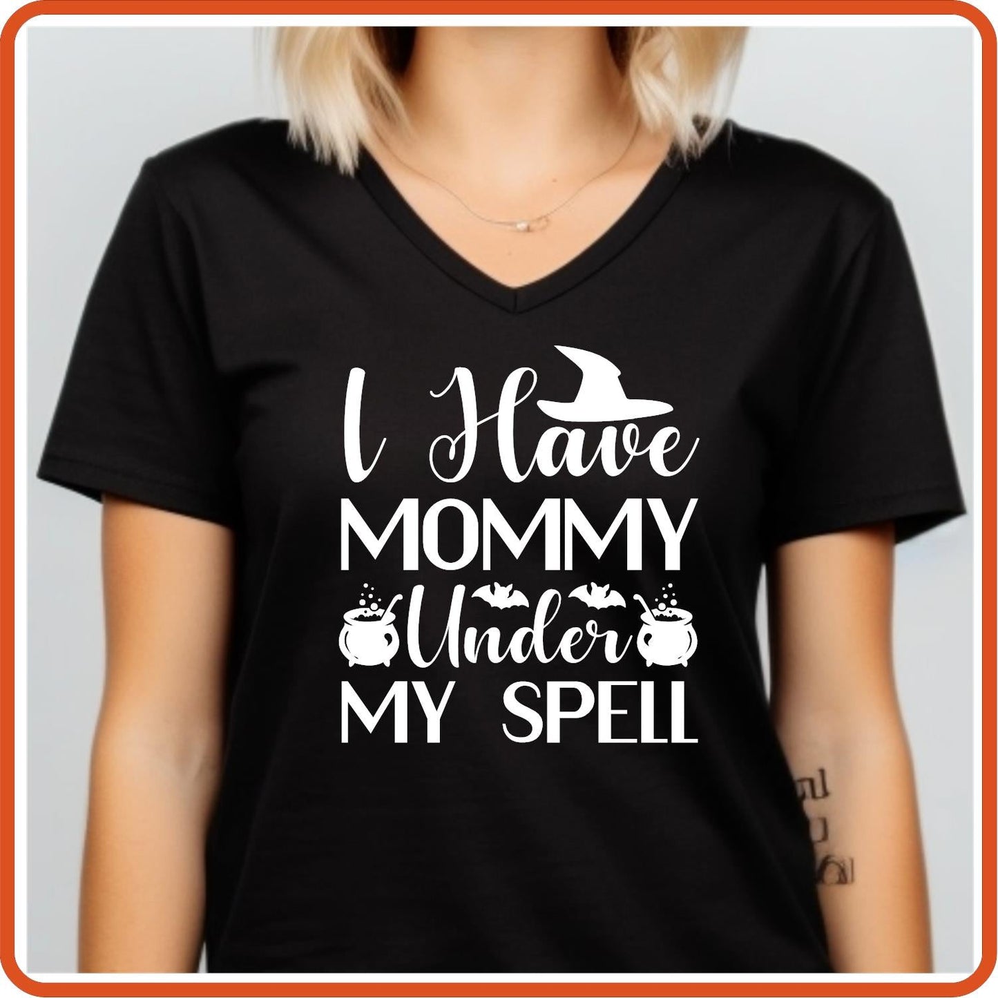 Halloween Graphic T-shirts | Halloween Shirt | SEC Apparel | I Have Mommy Under My Spell - secapparelonline
