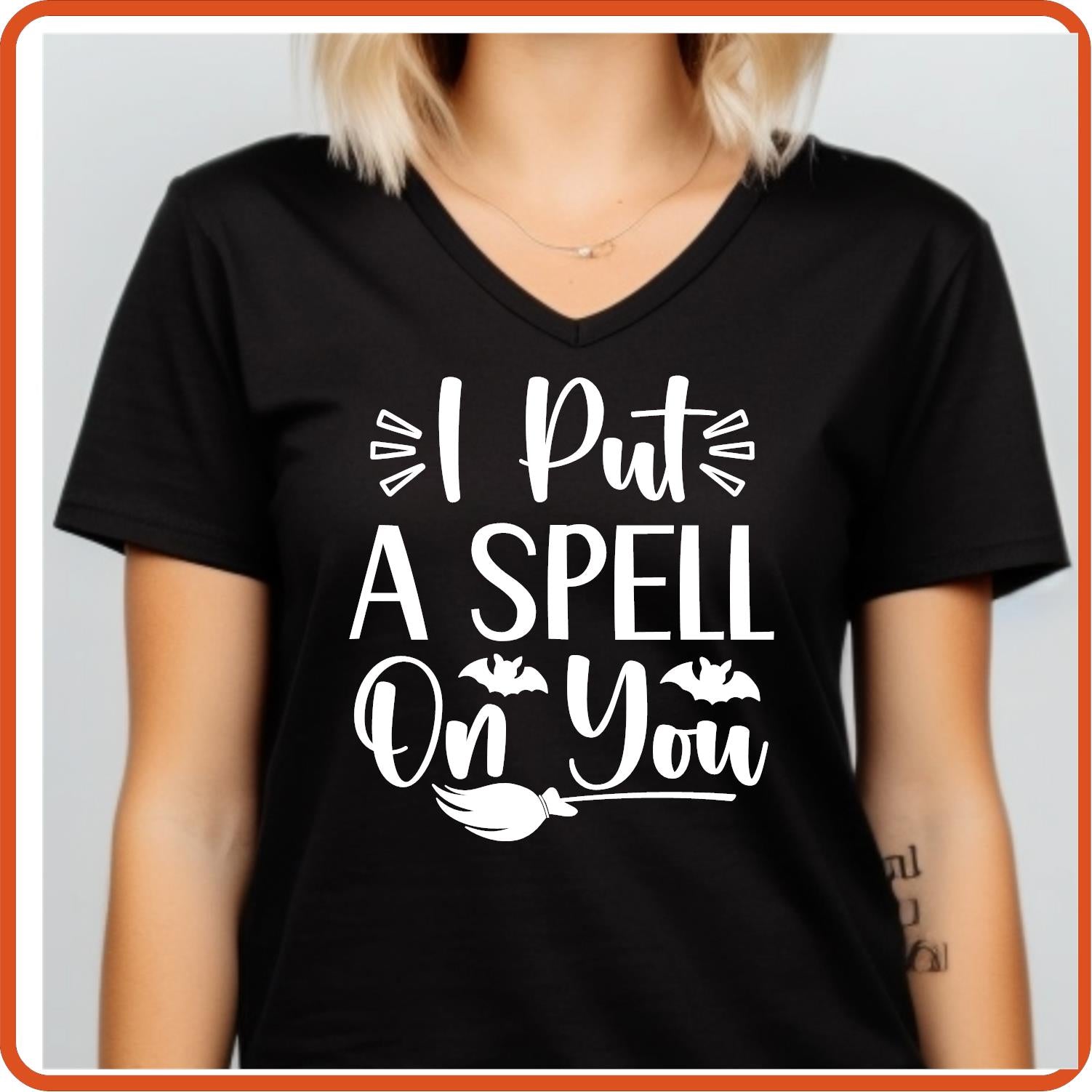 Halloween Graphic T-shirts | Halloween Shirt | SEC Apparel | I Put A Spell On You - secapparelonline