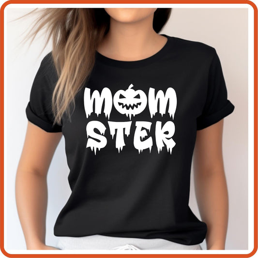 Halloween Graphic T-shirts | Halloween Shirt | SEC Apparel | Momster - secapparelonline
