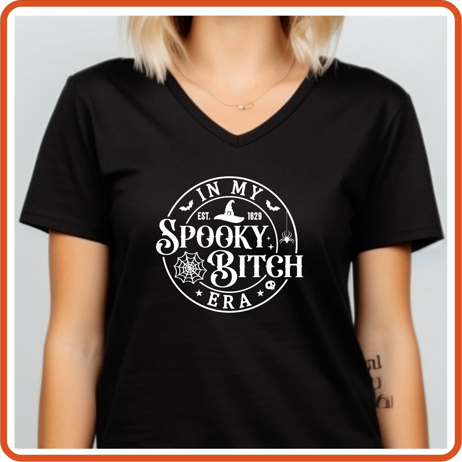 Halloween Graphic T-shirts | Halloween Shirt | SEC Apparel | Spooky Bitch - secapparelonline