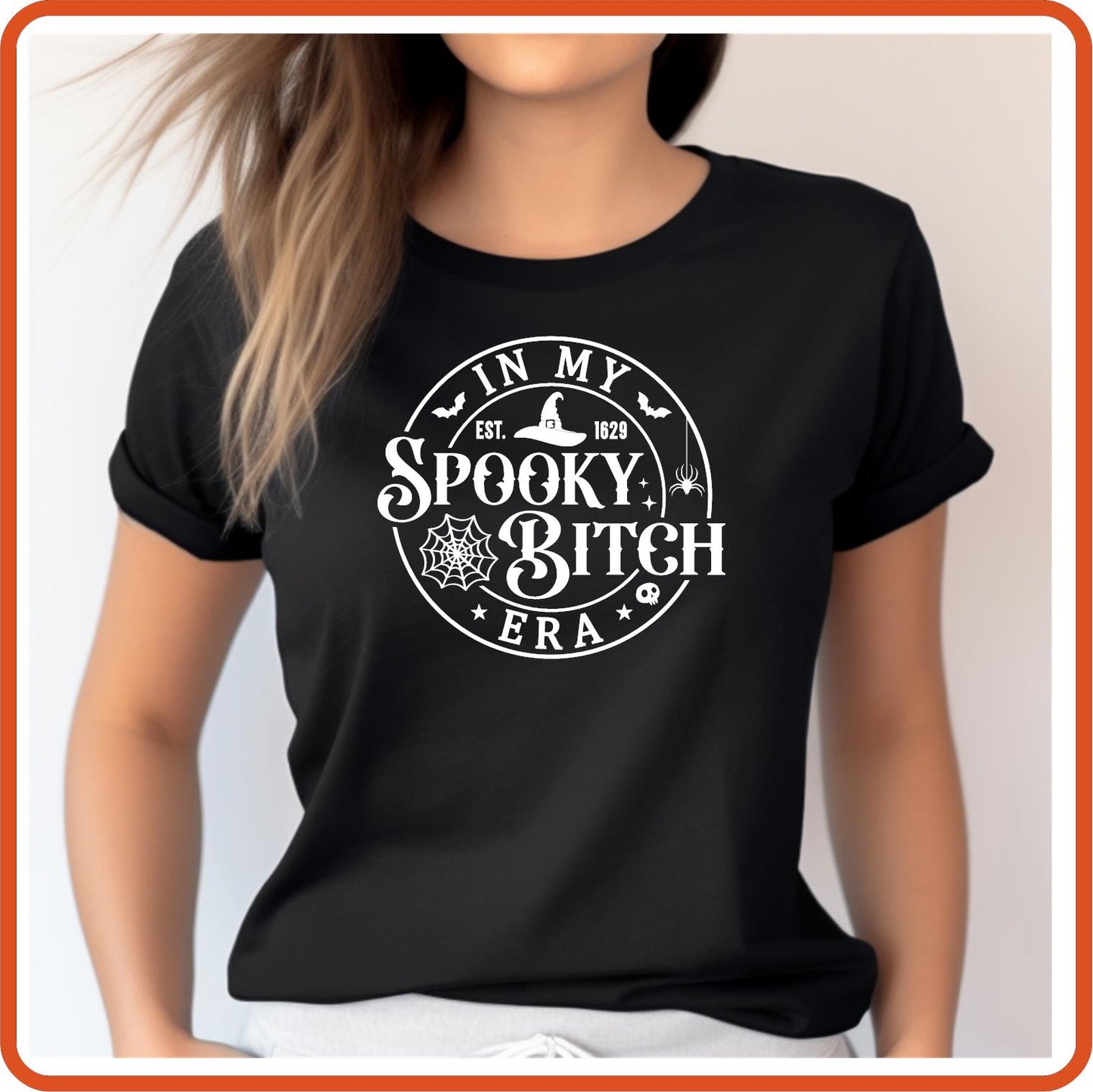 Halloween Graphic T-shirts | Halloween Shirt | SEC Apparel | Spooky Bitch - secapparelonline