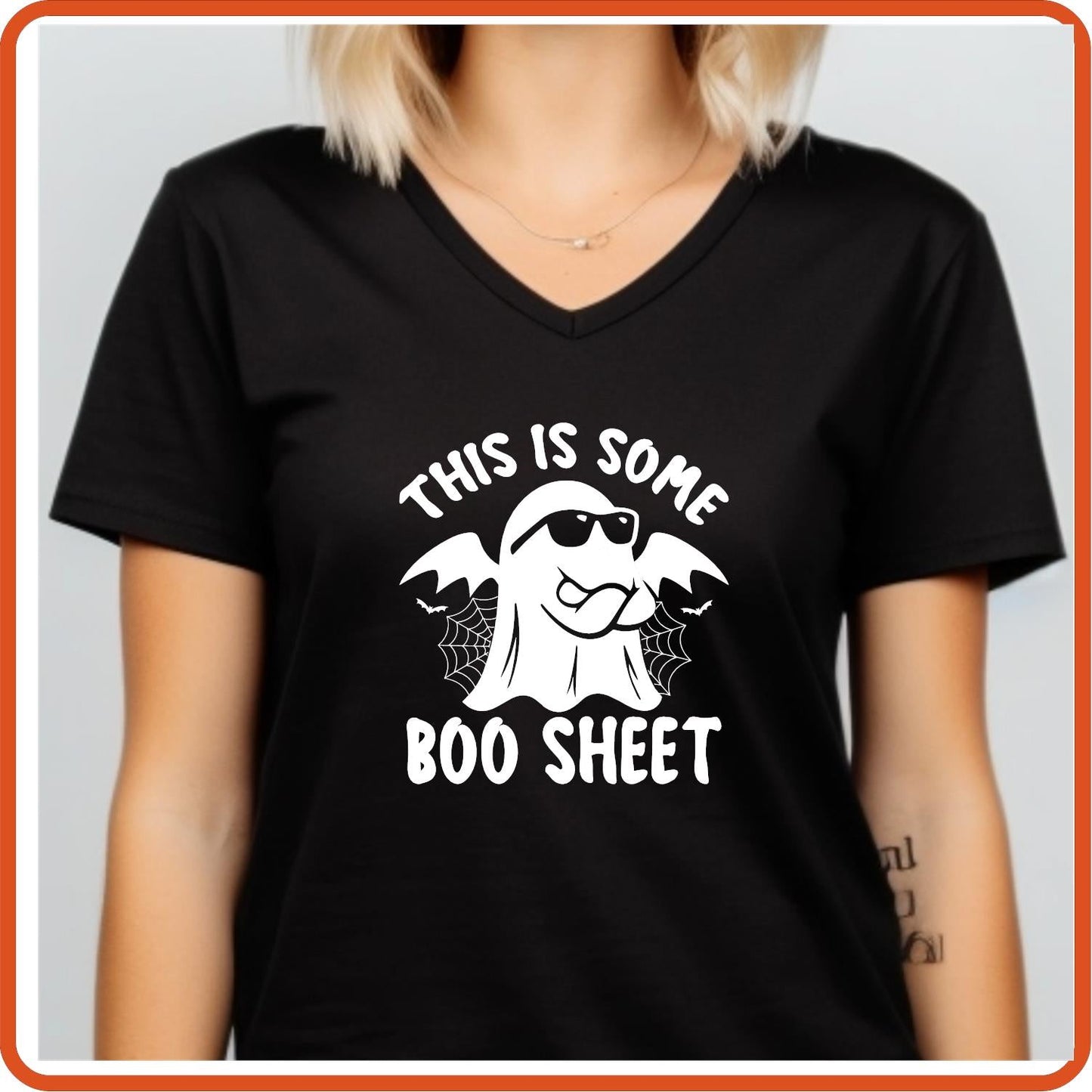 Halloween Graphic T-shirts | Halloween Shirt | SEC Apparel | This is Some Boo Sheet - secapparelonline
