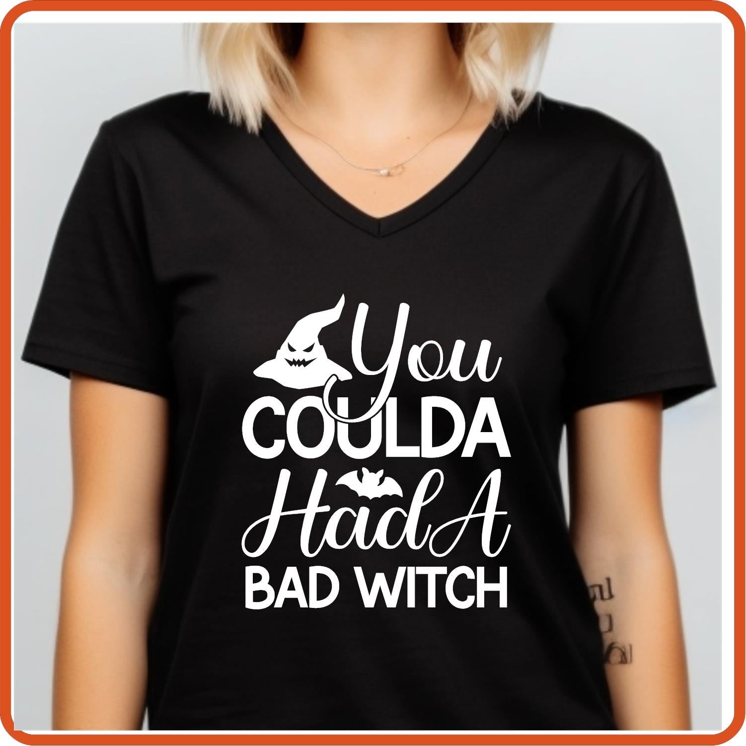 Halloween Graphic T-shirts | Halloween Shirt | SEC Apparel | You Coulda Had A Bad Witch - secapparelonline