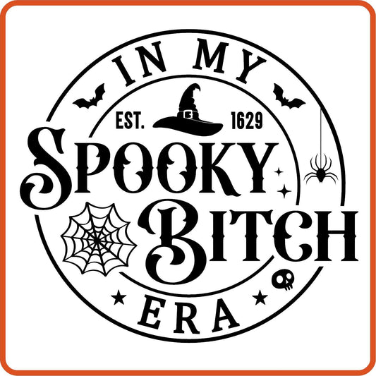 Halloween Iron On Decals Patches by SEC Apparel | In My Spooky Bitch Era - secapparelonline