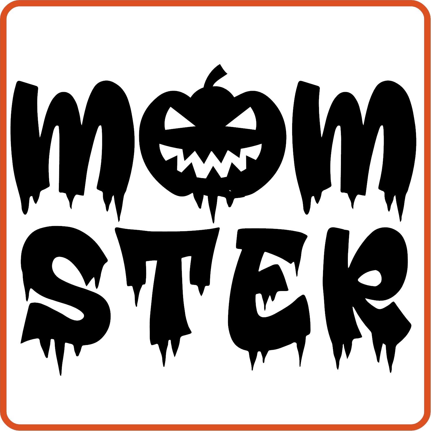 Halloween Iron On Decals Patches by SEC Apparel | Momster - secapparelonline