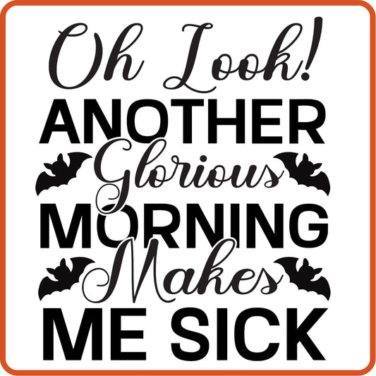 Halloween Iron On Decals Patches by SEC Apparel | Oh Look Another Glorious Morning - secapparelonline