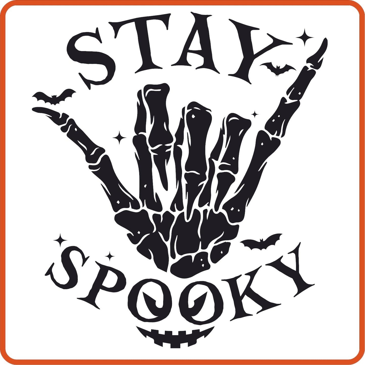 Halloween Iron On Decals Patches by SEC Apparel | Stay Spooky - secapparelonline