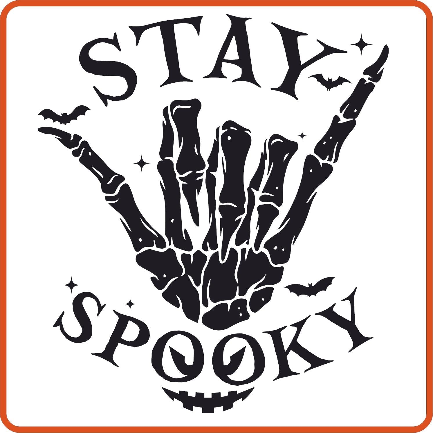 Halloween Iron On Decals Patches by SEC Apparel | Stay Spooky - secapparelonline