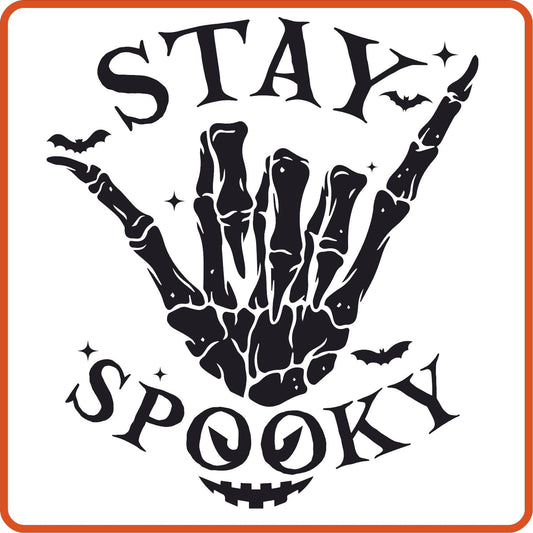 Halloween Iron On Decals Patches by SEC Apparel | Stay Spooky - secapparelonline