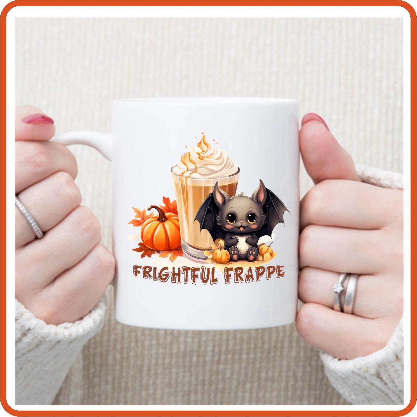 Halloween Mugs - 11oz Coffee Mug | SEC Apparel | Frightful Frappe - secapparelonline