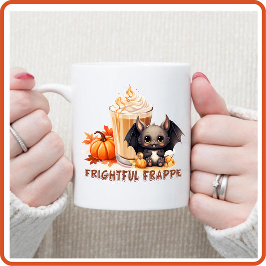 Halloween Mugs - 11oz Coffee Mug | SEC Apparel | Frightful Frappe - secapparelonline
