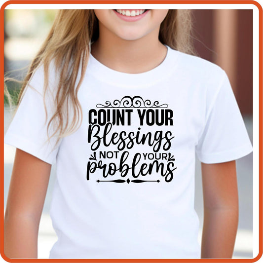 Hanukkah Graphic T-shirts | Hanukkah Shirts | SEC Apparel | Count Your Blessings - secapparelonline