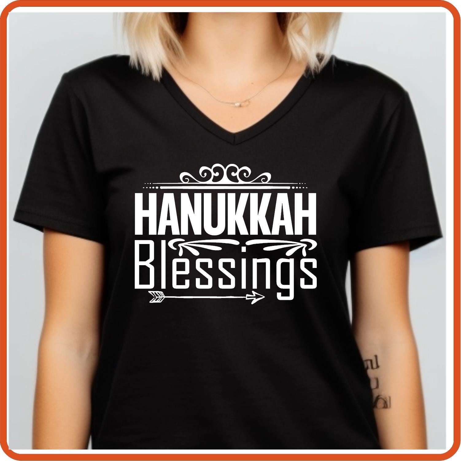 Hanukkah Graphic T-shirts | Hanukkah Shirts | SEC Apparel | Hanukkah Blessings - secapparelonline