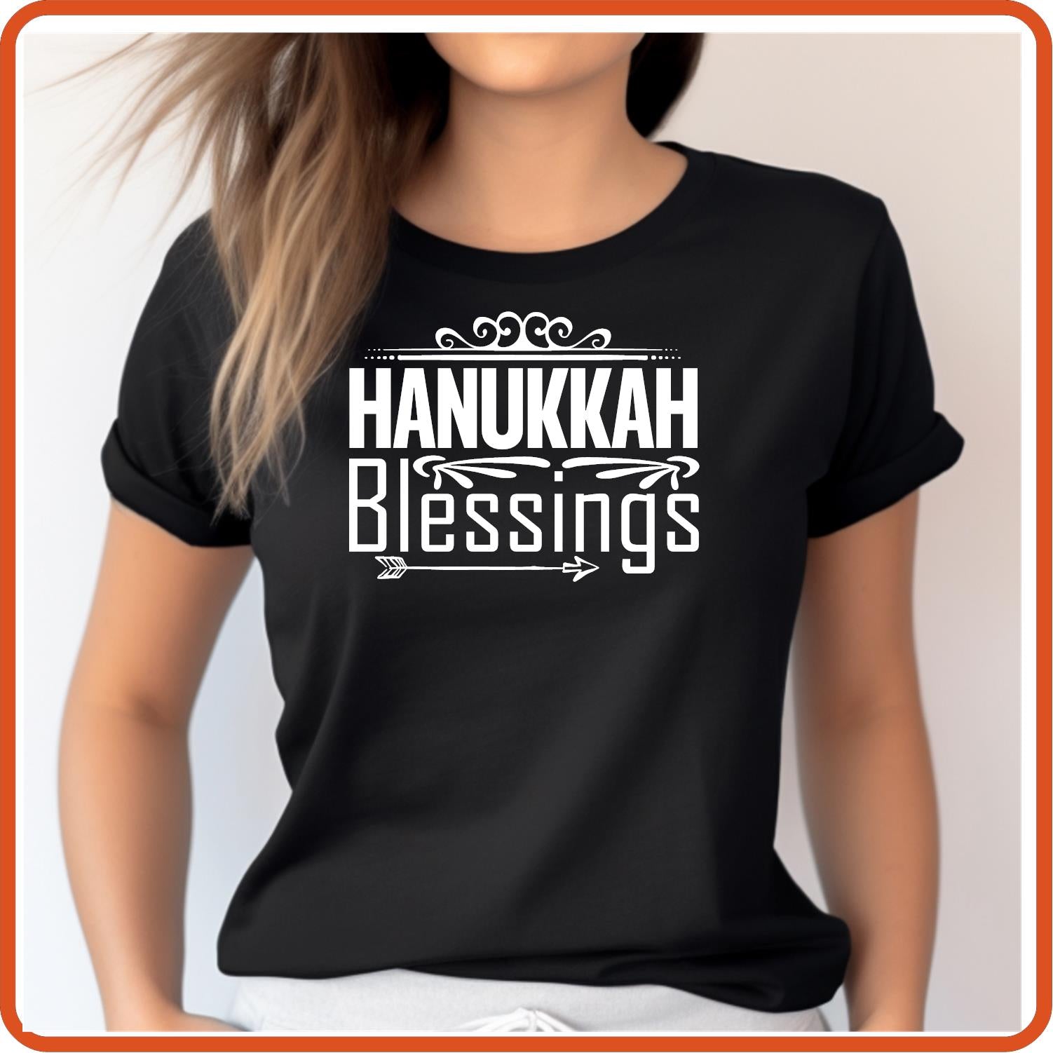 Hanukkah Graphic T-shirts | Hanukkah Shirts | SEC Apparel | Hanukkah Blessings - secapparelonline