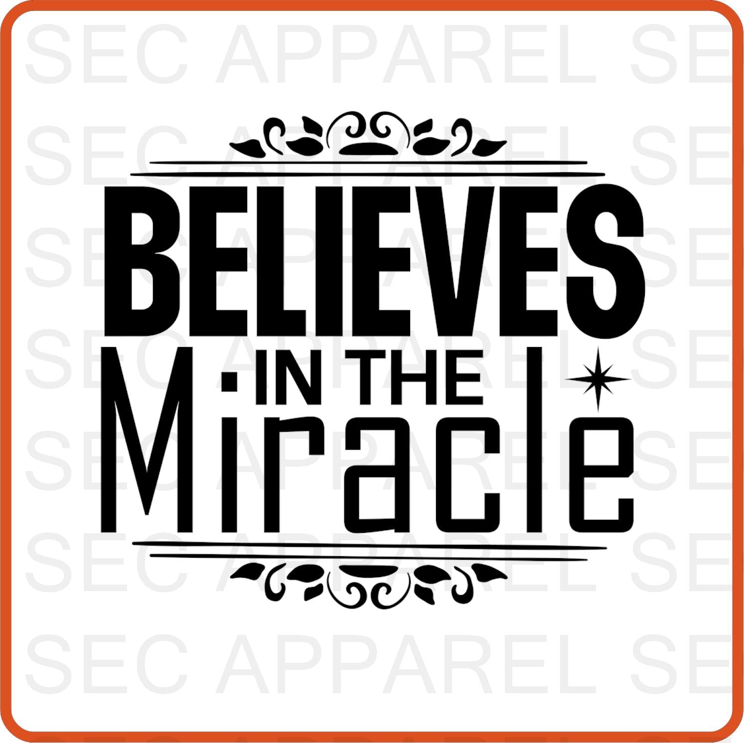 Hanukkah Iron On Decals Patches for shirts, clothing |SEC Apparel | Believes In The Miracles - secapparelonline