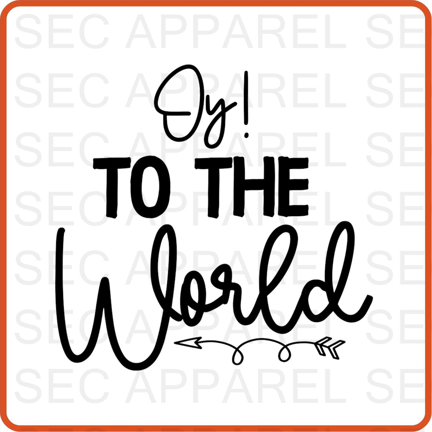 Hanukkah Iron On Decals Patches for shirts, clothing |SEC Apparel | Oy! To The World - secapparelonline