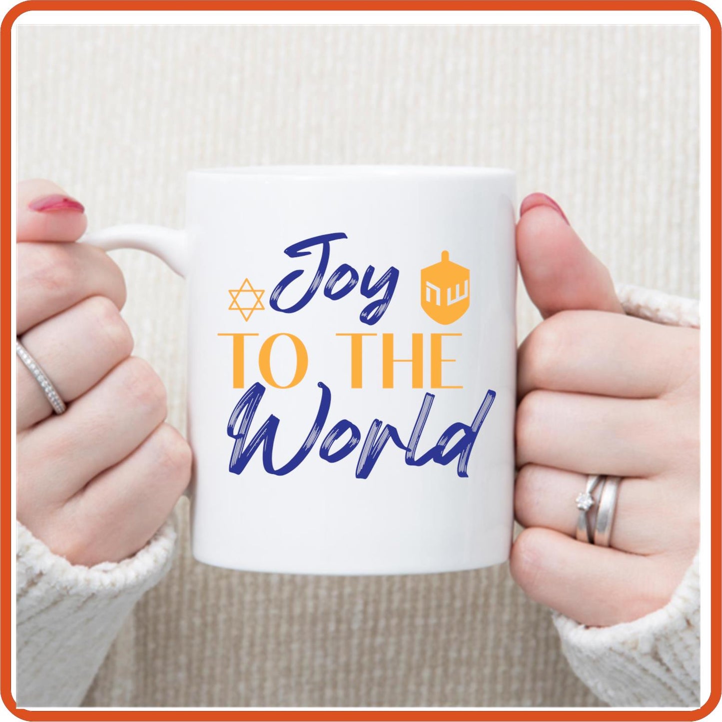 Hanukkah Mugs - 11oz Coffee Mug | SEC Apparel | Joy to the World - secapparelonline