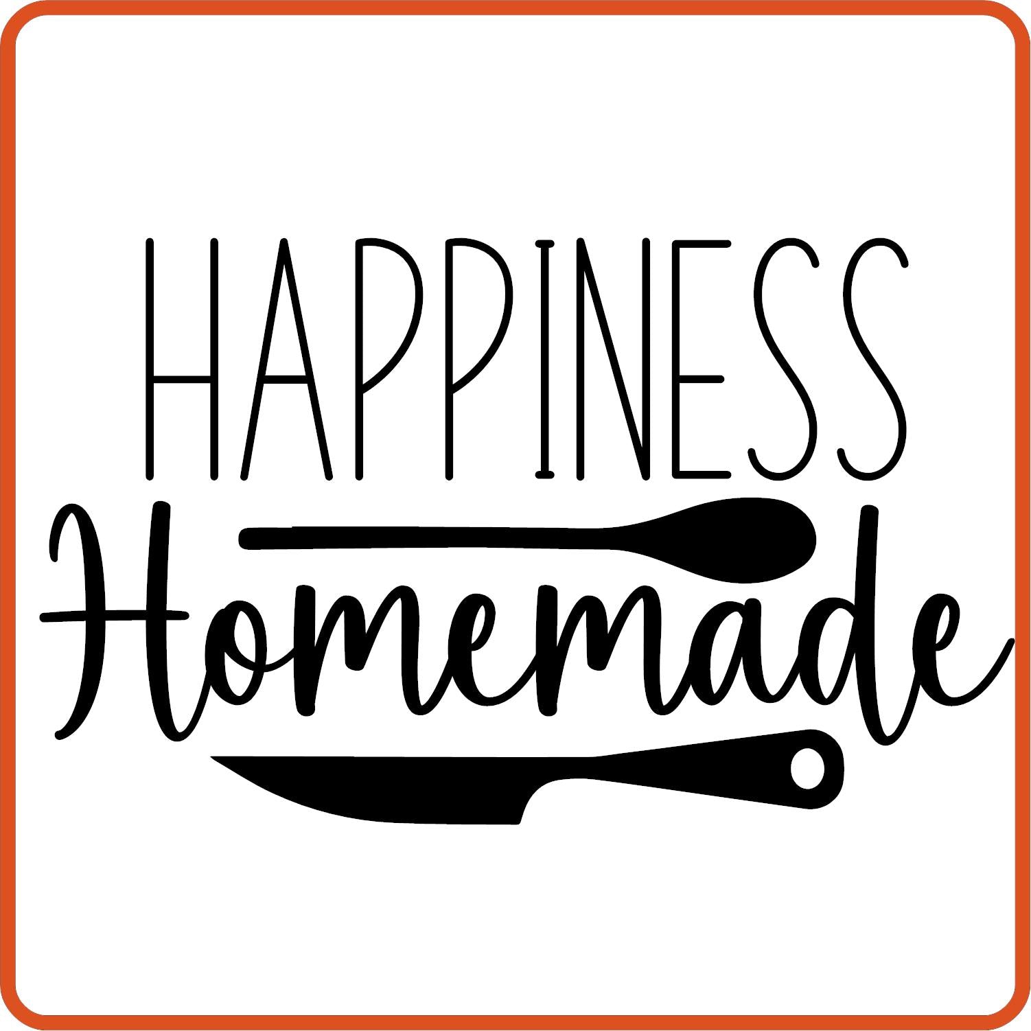 Happiness Is Homemade | Apron Iron On Decals Patches by SEC Apparel - secapparelonline