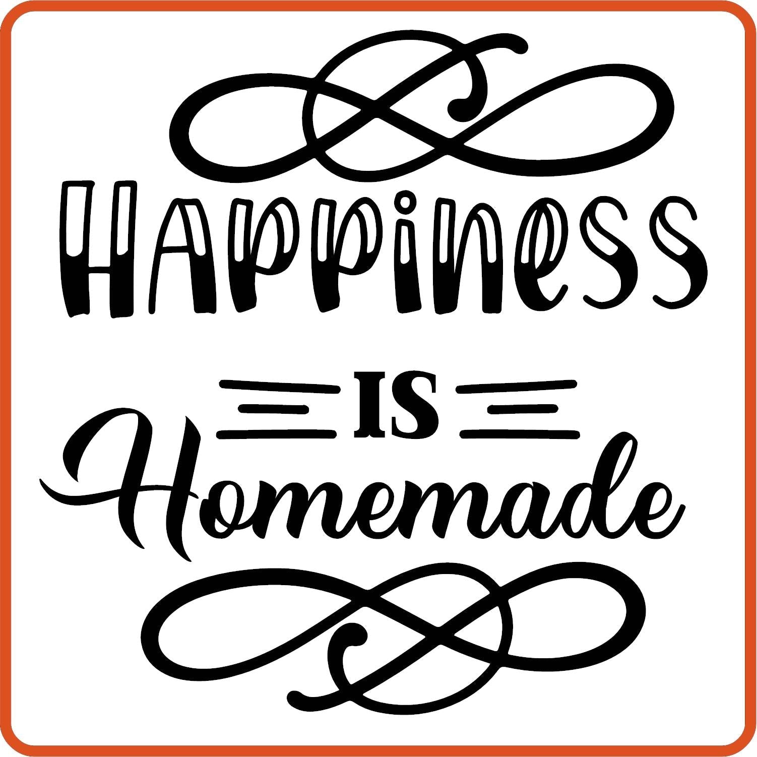 Happiness Is Homemade | Family Iron On Decals Patches by SEC Apparel - secapparelonline