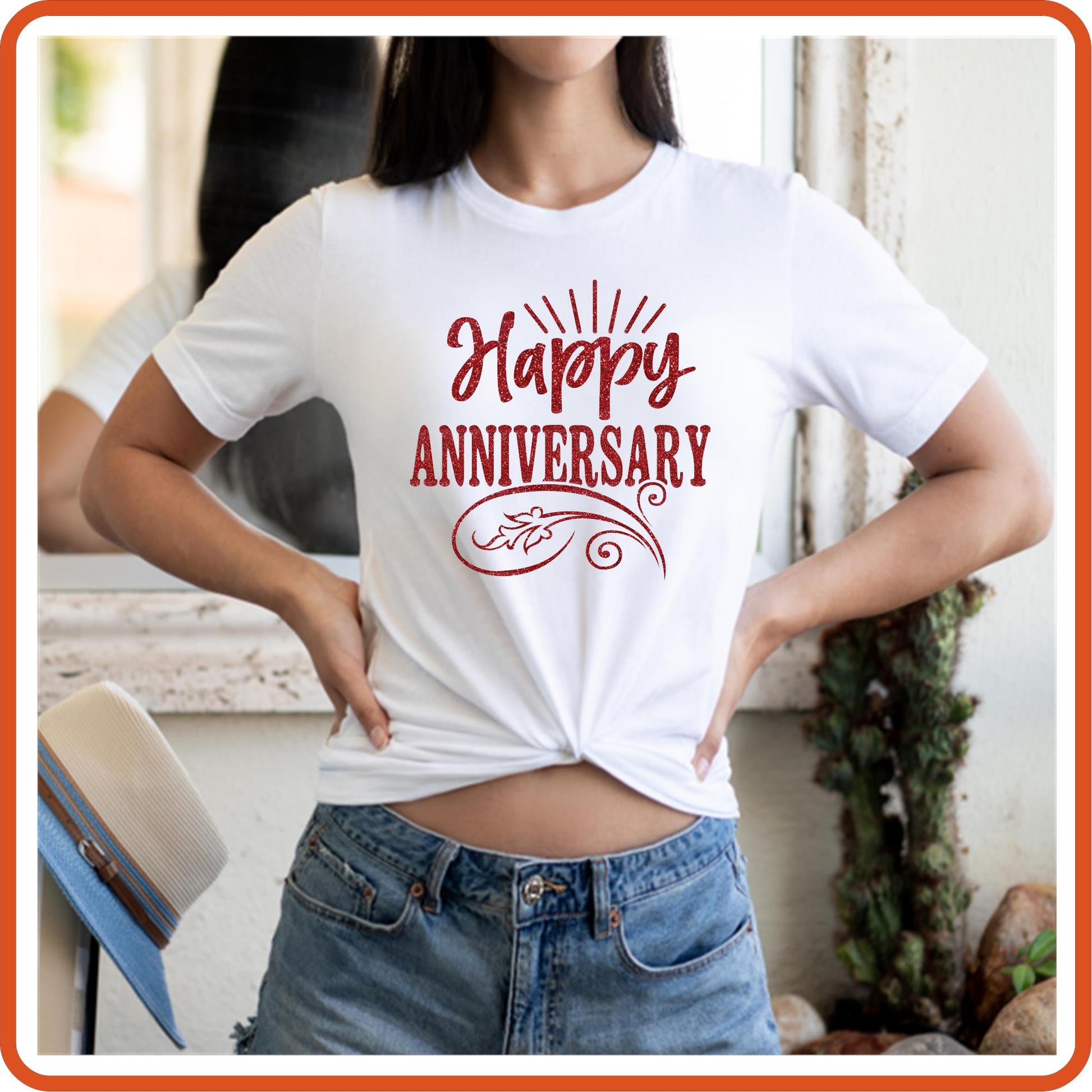 Happy Anniversary Graphic T shirt | Anniversary Shirt by SEC Apparel - secapparelonline