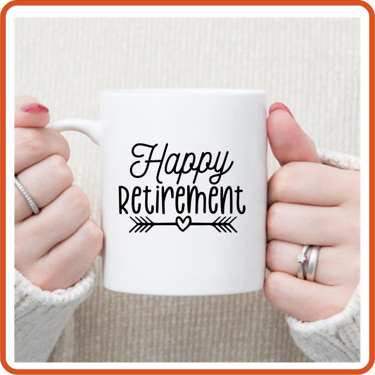 Happy Retirement | Retirement Mugs - 11oz Coffee Mug by SEC Apparel - secapparelonline