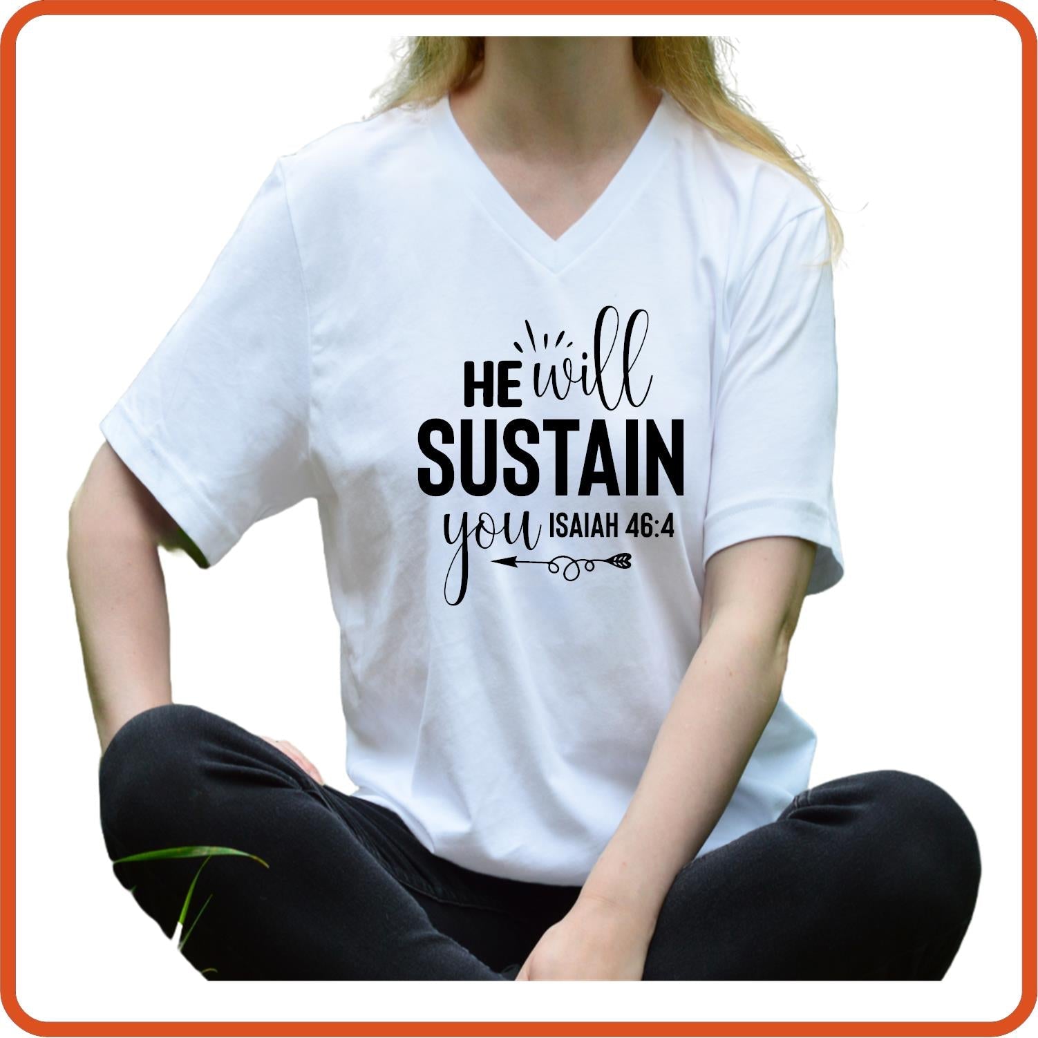 He Will Sustain You | Christian Religious T-Shirts by SEC Apparel - secapparelonline