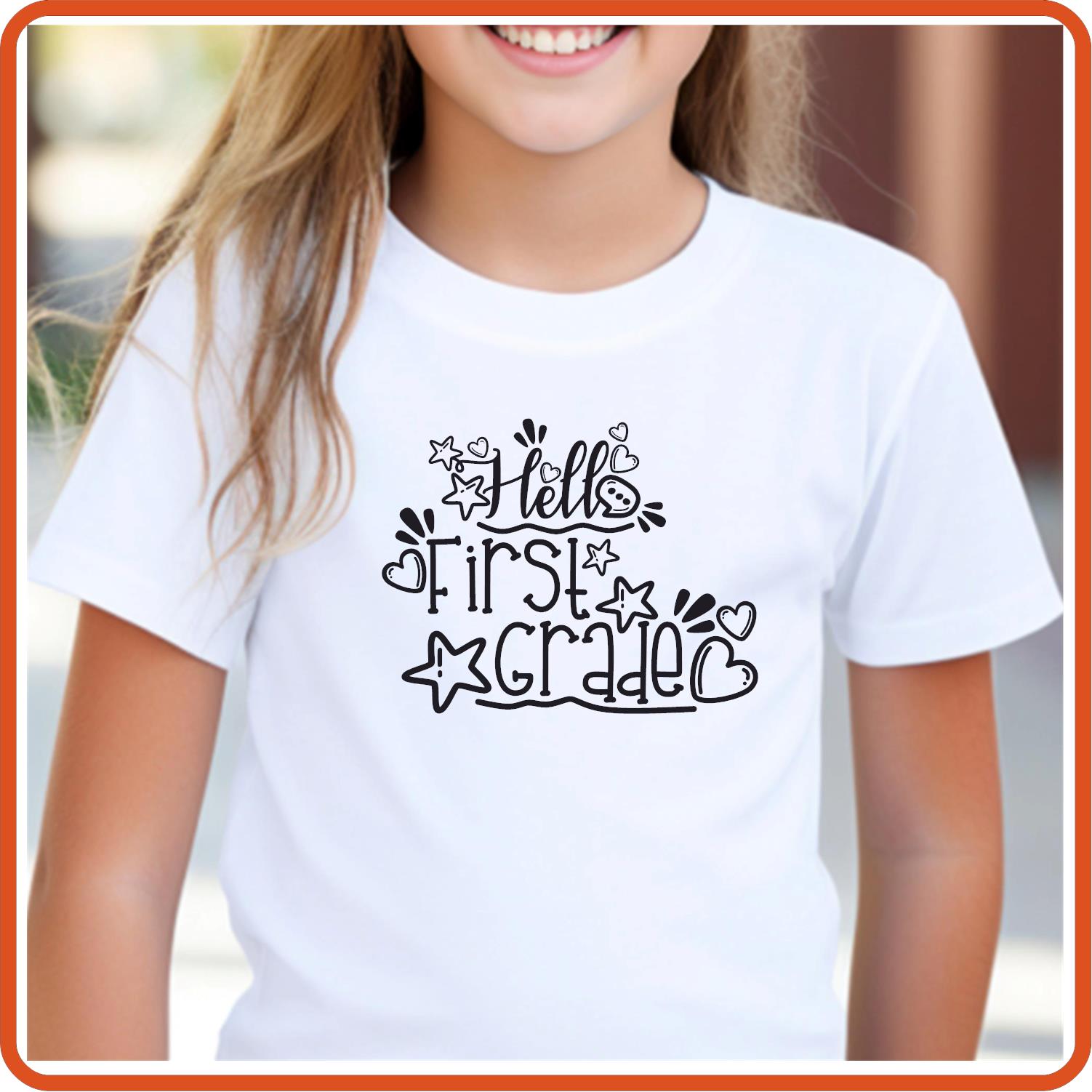 Hello 1st Grade | Back to School Shirts | T-Shirts by SEC Apparel - secapparelonline