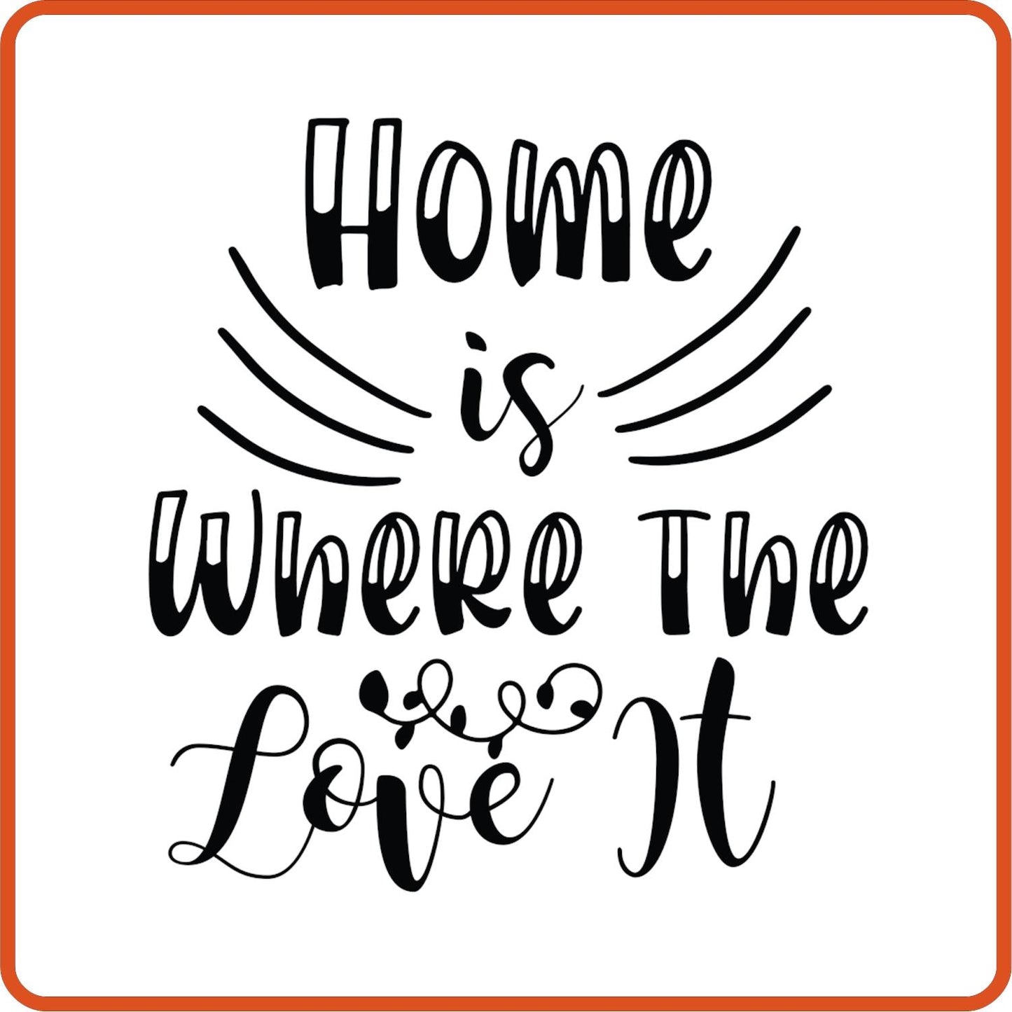 Home Is Where Life Is | Family Iron On Decals Patches by SEC Apparel - secapparelonline