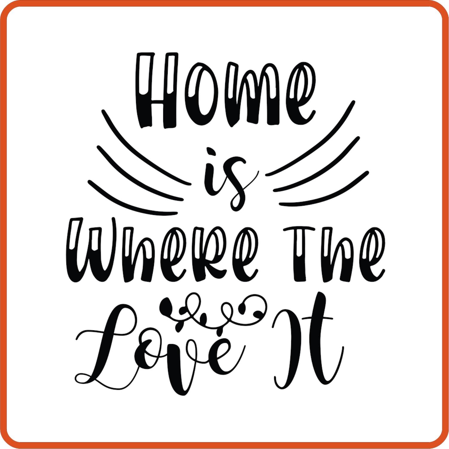 Home Is Where Life Is | Family Iron On Decals Patches by SEC Apparel - secapparelonline