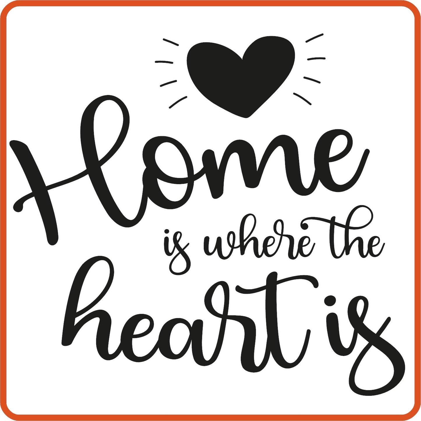 Home Is Where The Heart Is | Home Iron On Decals Patches by SEC Apparel - secapparelonline