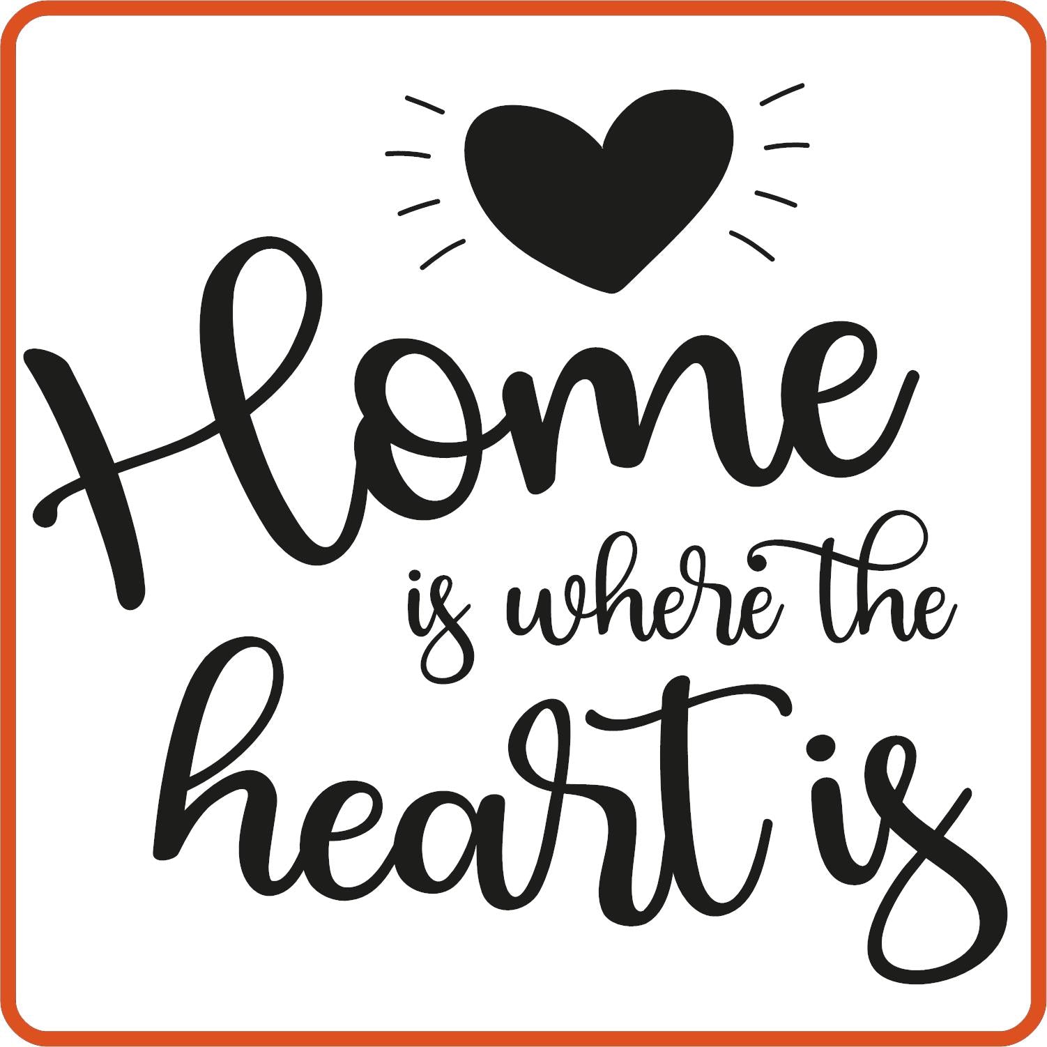 Home Is Where The Heart Is | Home Iron On Decals Patches by SEC Apparel - secapparelonline