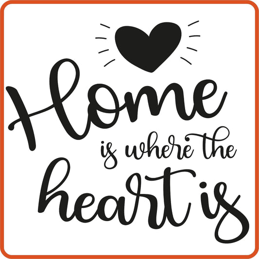Home Is Where The Heart Is | Home Iron On Decals Patches by SEC Apparel - secapparelonline