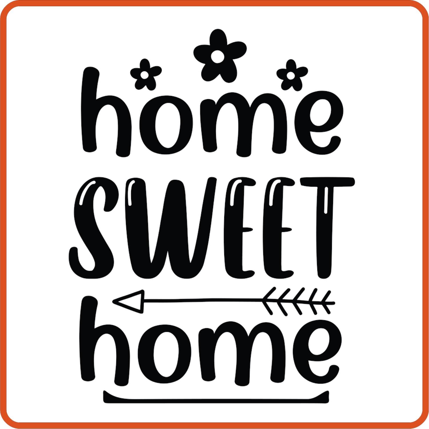 Home Sweet Home | Family Iron On Decals Patches by SEC Apparel - secapparelonline