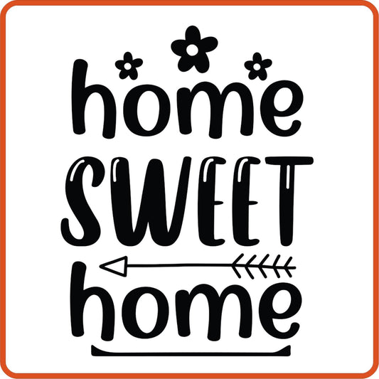 Home Sweet Home | Family Iron On Decals Patches by SEC Apparel - secapparelonline