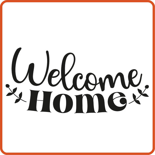 Welcome home | Home Iron On Decals Patches by SEC Apparel