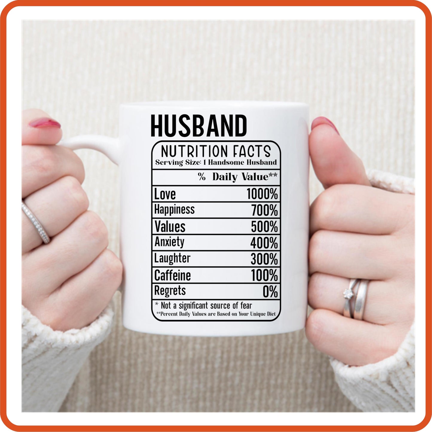 Husband and Wife Nutrition Facts | Wedding Mug -11oz Mug by SEC Apparel