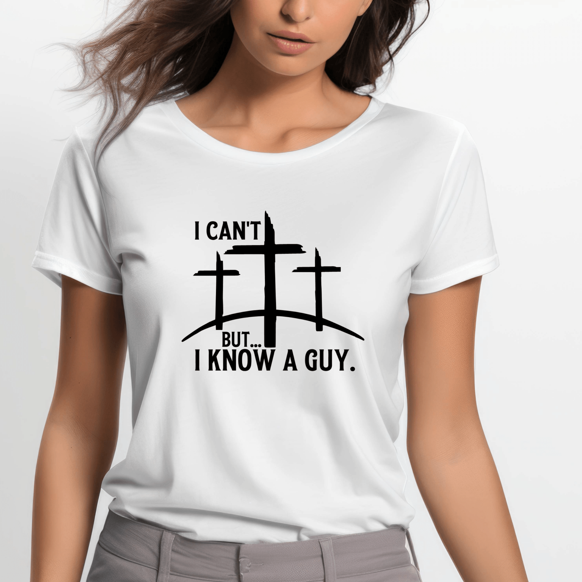 I Cant But I Know A Guy Shirt | Crew neck | V Neck| Sweatshirt | Hoodie - secapparelonline