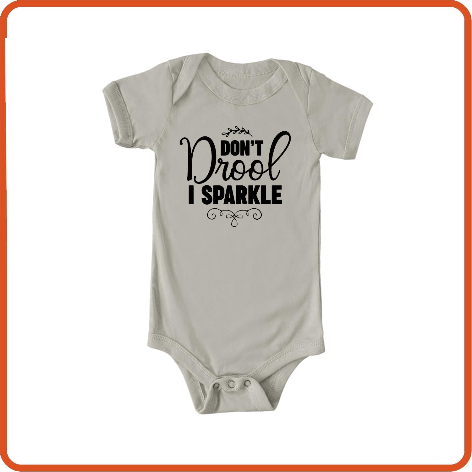 I Don't Droll I Sparkle | New Baby Iron On Decal Patches by SEC Apparel - secapparelonline