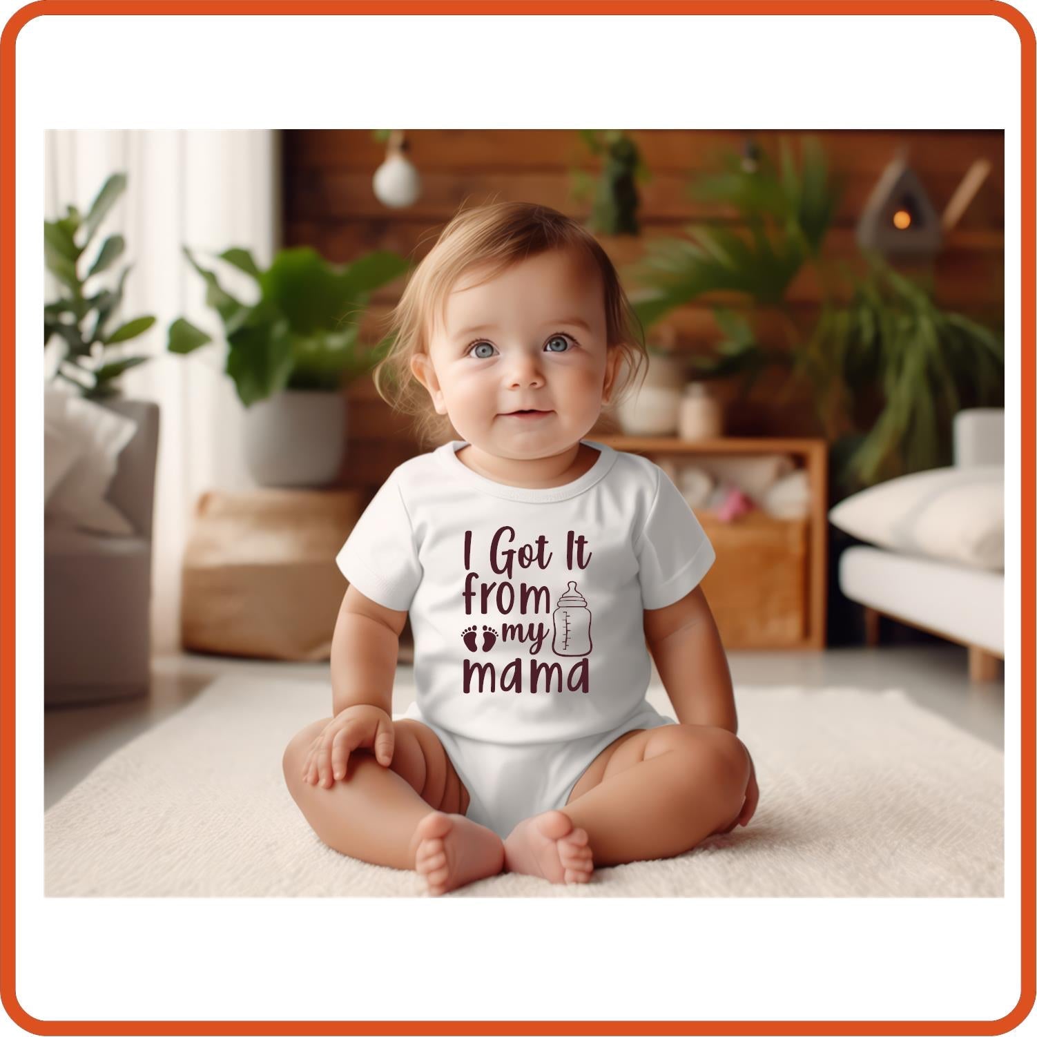 I Got It From My Mama | New Baby Shirt Bodysuit Onesies by SEC Apparel - secapparelonline