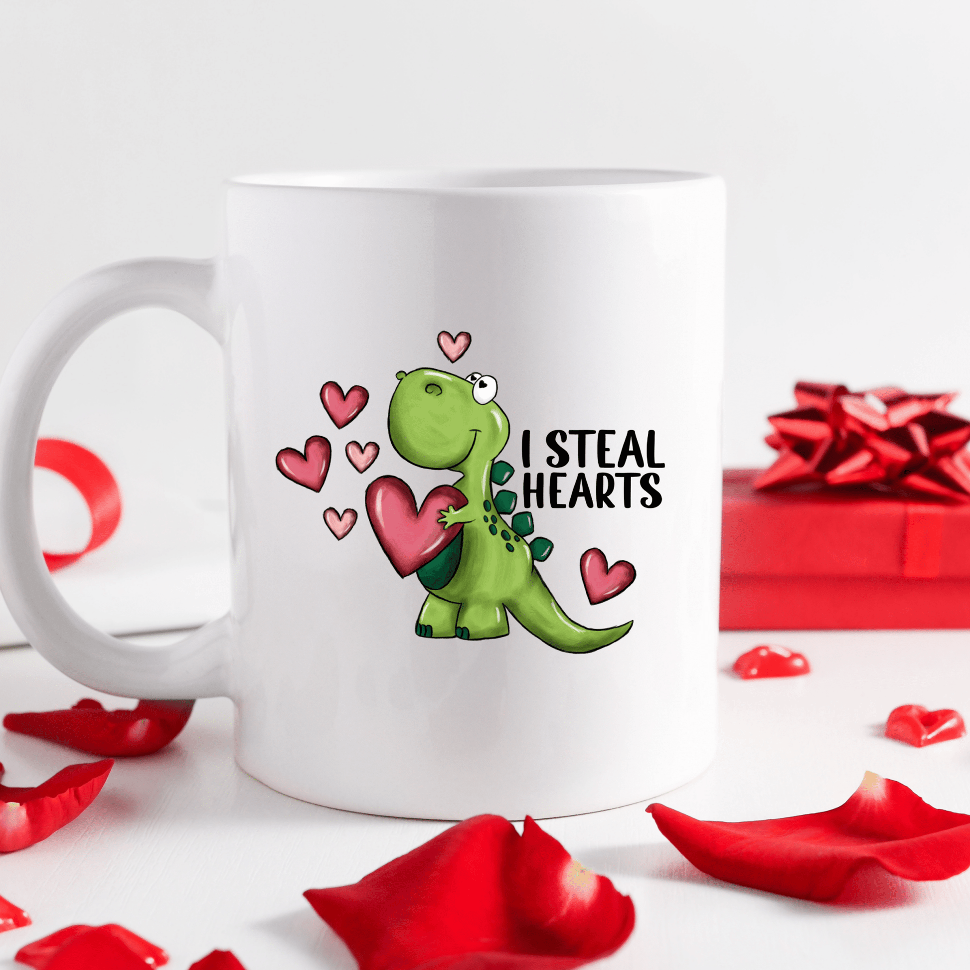 I Steal Hearts | Valentines Mugs - 11oz Coffee Mug | Gifts | SEC Apparel - secapparelonline