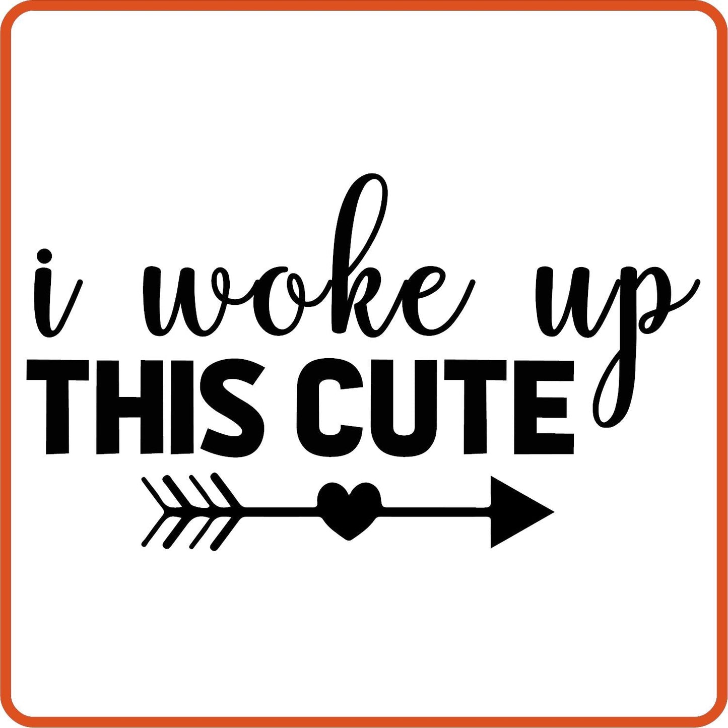 I Woke Up This Good | New Baby Iron On Decal Patches by SEC Apparel - secapparelonline
