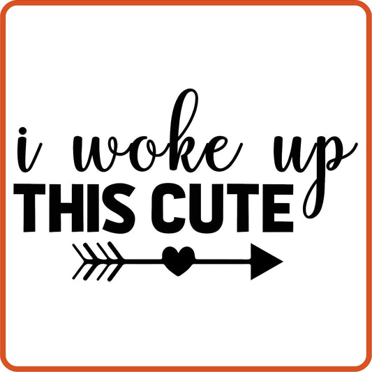 I Woke Up This Good | New Baby Iron On Decal Patches by SEC Apparel - secapparelonline