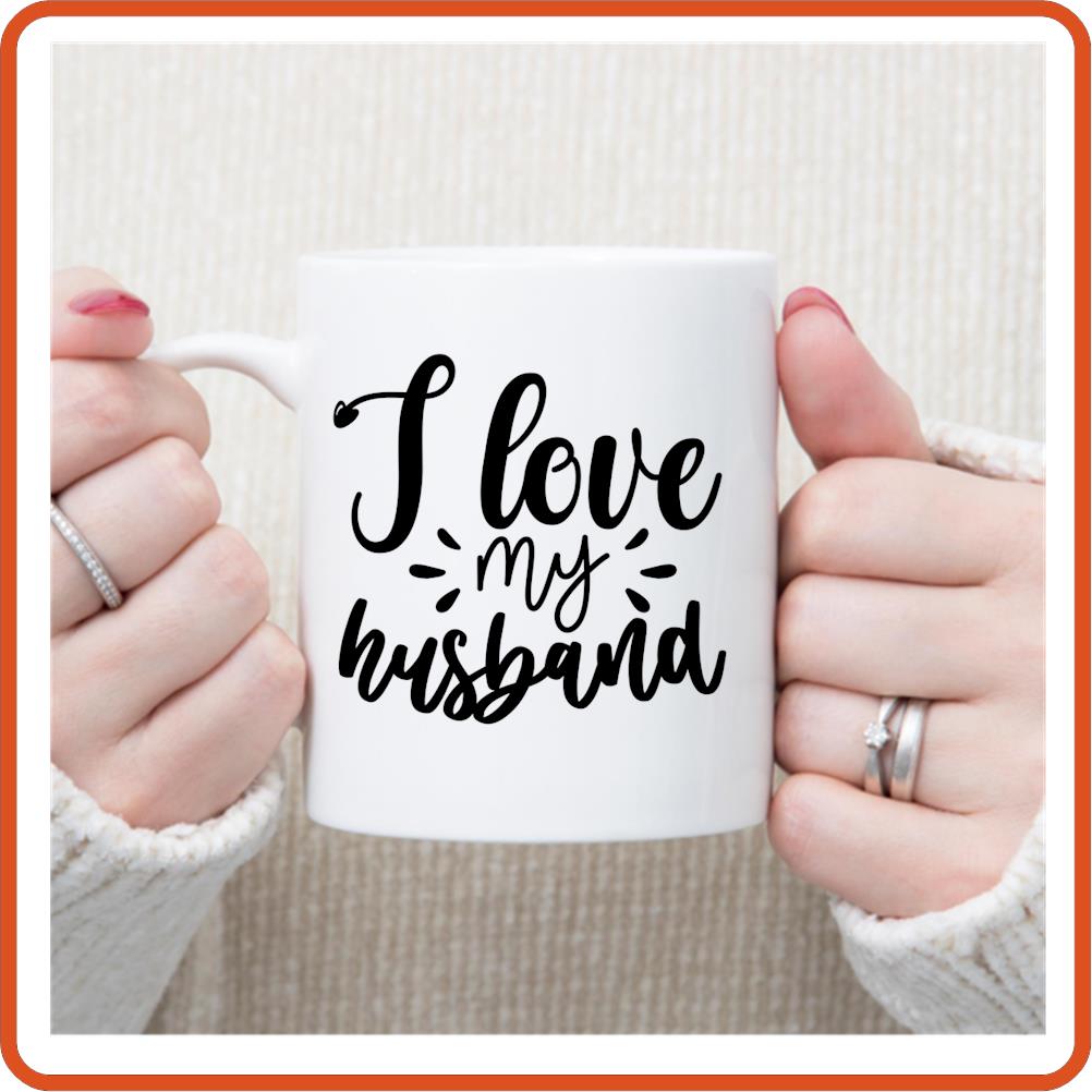 I love My Husband | Wedding Mug -11oz Mug by SEC Apparel