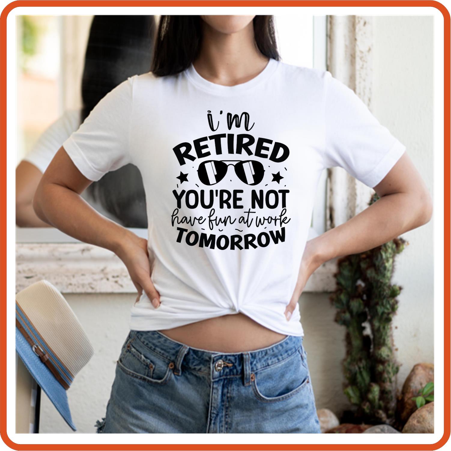 I'm Retired You're Not | Retirement Shirts | T-Shirts by SEC Apparel - secapparelonline