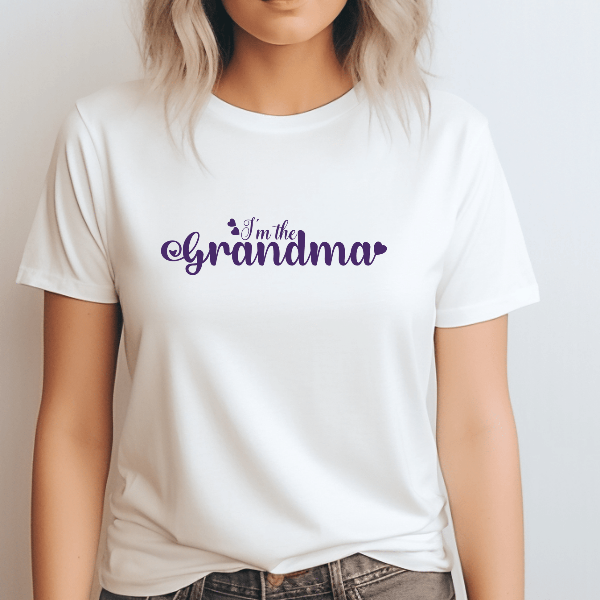 I'm the Grandma Shirt | Crew neck | V Neck| Sweatshirt | Hoodie | SEC Apparel - secapparelonline