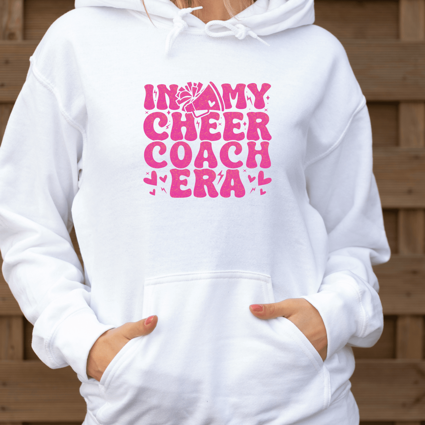 In My Cheer Coach Era Shirt | Crew neck | V Neck| Sweatshirt | Hoodie - secapparelonline